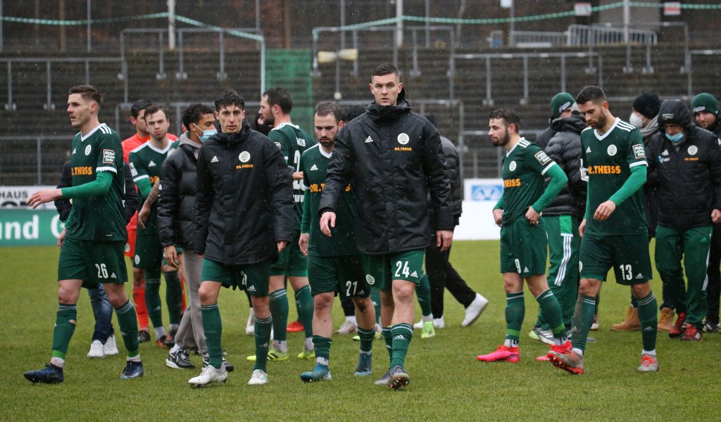 Enttäuschte Homburger Spieler